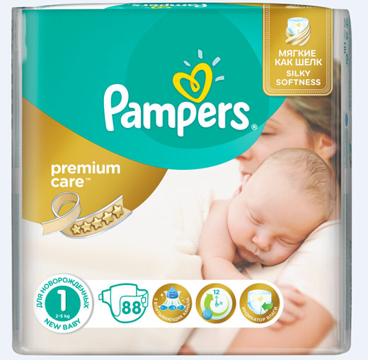 Новогодний подарок для новорожденных: любимые PAMPERS PREMIUM CARE в новом дизайне