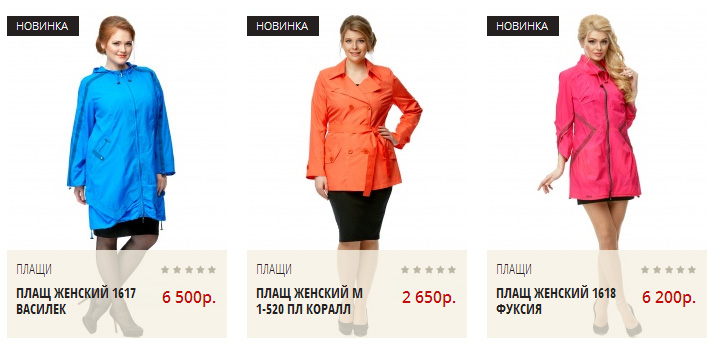 Модные плащи