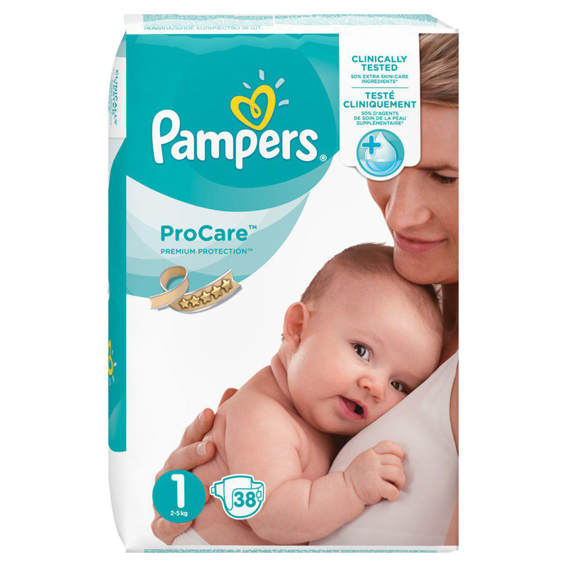 Новые Pampers Procare