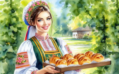 Сербская девушка