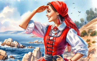 Португальская девушка