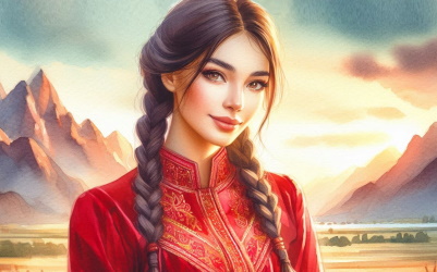 Башкирская девушка