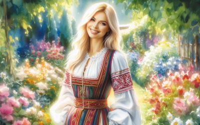 Белорусская девушка