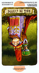 Королева Кубков (перевернутое)