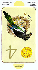 4 Пентаклей (перевернутое)