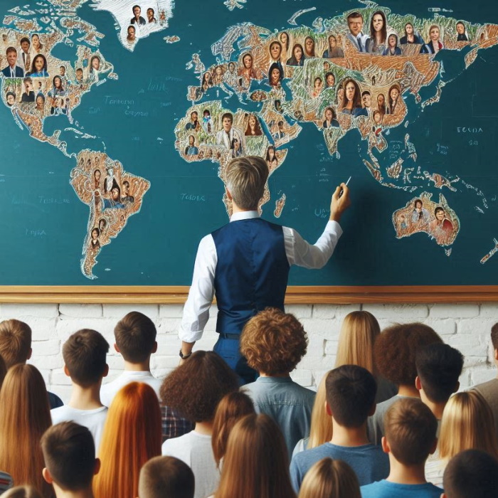 студенты, аудитория, преподаватель