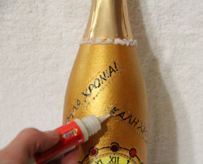 бутылка шампанского на новый год 2022