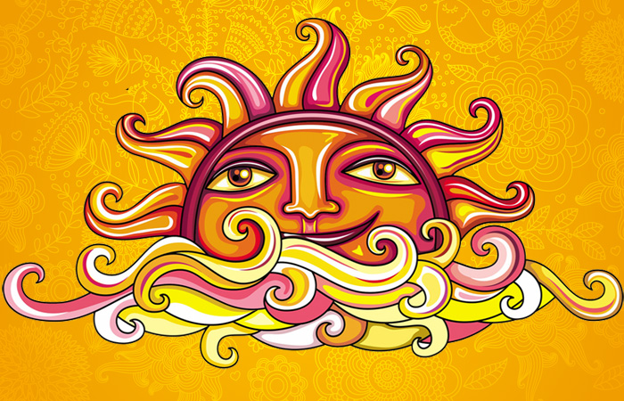 открытка поздравление с днем Солнца