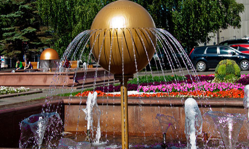 Сонник фонтан с чистой водой