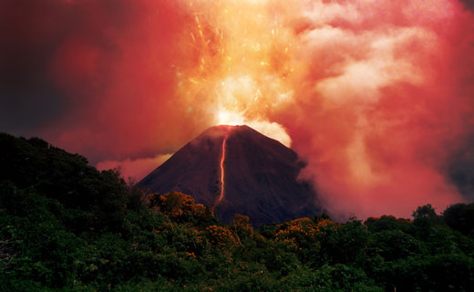 сонник вулкан извержение