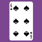 Пасьянс на игральных картах – шестерка пик 