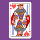 Символ из пасьянса на игральных картах – король червей 
