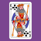Символ из пасьянса на игральных картах – король треф 