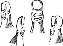 форма пальцев
